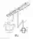 Fig. 02 - Modular, bypass track and carriage system for overhead-mounted lights and other devices