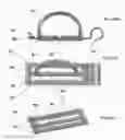 Fig. 32 - Container holder with fasteners