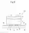 Fig. 08 - Lighting device with a phosphor layer on a peripheral side surface of a light-emitting element and a reflecting layer on an upper surface of the light-emitting element and on an upper surface of the phosphor layer