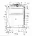 Fig. 02 - Luggage case structure with protruding lower portion
