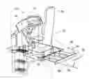 Fig. 01 - Vehicle with a suspended driver unit with locking and force absorbing means
