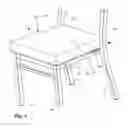 Fig. 02 - Chair with cushion and stackable configuration
