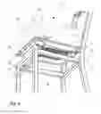 Fig. 06 - Chair with cushion and stackable configuration
