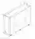 Fig. 01 - PRE-ASSEMBLY OF CASEWORK COMPONENTS IN SHIPPING CONTAINER