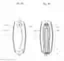Fig. 05 - Collapsible scuba fin with cam lock feature and adjustable blades