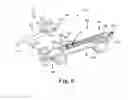 Fig. 12 - Rotational atherectomy device with exchangeable drive shaft and meshing gears