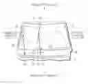 Fig. 01 - Support structure for front wiper device for vehicle