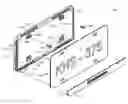 Fig. 01 - License plate holder system
