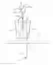 Fig. 01 - Assembly of a plant pot having a wick and a container