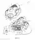 Fig. 03 - Respirator having noncircular centroid-mounted exhalation valve