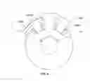Fig. 06 - Motor-driven brake having multi-pad