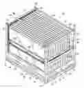 Fig. 01 - Container having non-linear tracks for supporting movable dunnage