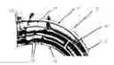 Fig. 01 - Carrier frame seal with improved sealing effect