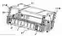 Fig. 01 - Fold flat article support assemblies with simplified release latches and stowable service shelves