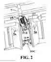 Fig. 03 - Fold flat article support assemblies with simplified release latches and stowable service shelves