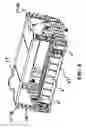 Fig. 09 - Fold flat article support assemblies with simplified release latches and stowable service shelves