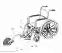Fig. 01 - All terrain adapter for folding wheelchair
