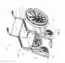 Fig. 02 - All terrain adapter for folding wheelchair