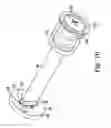 Fig. 15 - DOOR LATCHING AND LOCK ASSEMBLY WITH QUICK-CONNECT DEVICES AND METHODS OF ASSEMBLING DOOR HANDLES, ESCUTCHEON PLATES AND LOCK BODIES UTILIZING QUICK-CONNECT DEVICES