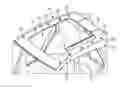 Fig. 01 - Body structure having a roof rail