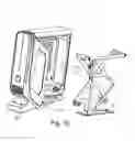 Fig. 11 - Holding frame and housing assembly for electronic device