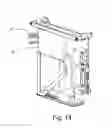 Fig. 15 - Holding frame and housing assembly for electronic device