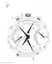 Fig. 02 - Timepiece displaying the current time and including at least first and second devices displaying a time-related quantity