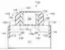 Fig. 01 - Raised source/drain MOS transistor and method of forming the transistor with an implant spacer and an epitaxial spacer