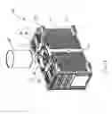 Fig. 14 - Stackable package and system for holding and transporting honeybees