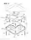 Fig. 03 - Ball holder for table tennis tables