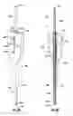 Fig. 04 - Electrosurgical coagulation instrument including a suction pipe and a collapsible tip