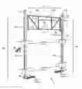 Fig. 01 - Overhead banner stand fixture