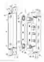 Fig. 01 - Hinge holder for a steel door frame