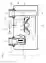 Fig. 06 - Ultrasonic flow meter unit with an insulating damping member covering the ultrasonic transducers, a measuring circuit and lead wires