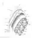 Fig. 02 - Connector with rubber plug, retainer for retaining rubber plug and a guide formed on a rear part of the retainer for accommodating bending of wires