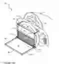 Fig. 07 - Portable document transport and desk device