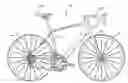 Fig. 01 - Bicycle frame with convertible dropouts