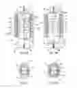 Fig. 13 - Linear faraday induction generator including a symmetrical spring suspension assembly for the generation of electrical power from ocean wave kinetic energy and arrangements thereof