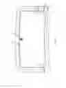 Fig. 02 - Hinge assembly with continuous seal for a tiltable window of a vehicle cabin