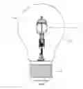 Fig. 01 - Electric lamp including a built-in-lamp having a pinch seal