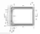 Fig. 01 - Liquid crystal display device having rectangular close-shape seal members