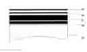 Fig. 01 - Ophthalmic lens with a base of polymeric material and a coating having an interferential, anti-reflective, anti-iridescent and infrared filter multiple layer structure coating