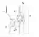 Fig. 01 - Device and method for measuring objective ocular refraction and at least one geometric-morphological parameter of an individual