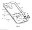 Fig. 12 - CASE FOR A PORTABLE ELECTRONIC DEVICE HAVING A CABLE TO ELECTRICALLY COUPLE THE PORTABLE ELECTRONIC DEVICE TO AN EXTERNAL DEVICE