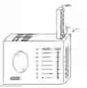 Fig. 01 - Hand held device with non-permanent LED line guides, bookmark, and hand support features