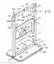 Fig. 01 - Lamp frame with an insertable panel apparatus and a method thereof