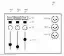 Fig. 01 - Mixing console, microphone, and microphone adapter