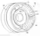 Fig. 01 - Abrasive handling submersible pump assembly diffuser