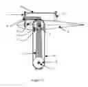 Fig. 08 - Rotary machine comprising a rotor placed in a fluid and equipped with orientable blades