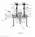 Fig. 12 - Rotary machine comprising a rotor placed in a fluid and equipped with orientable blades